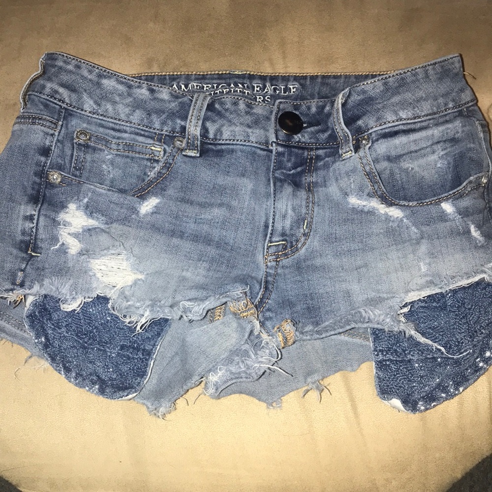 Short jean shorts